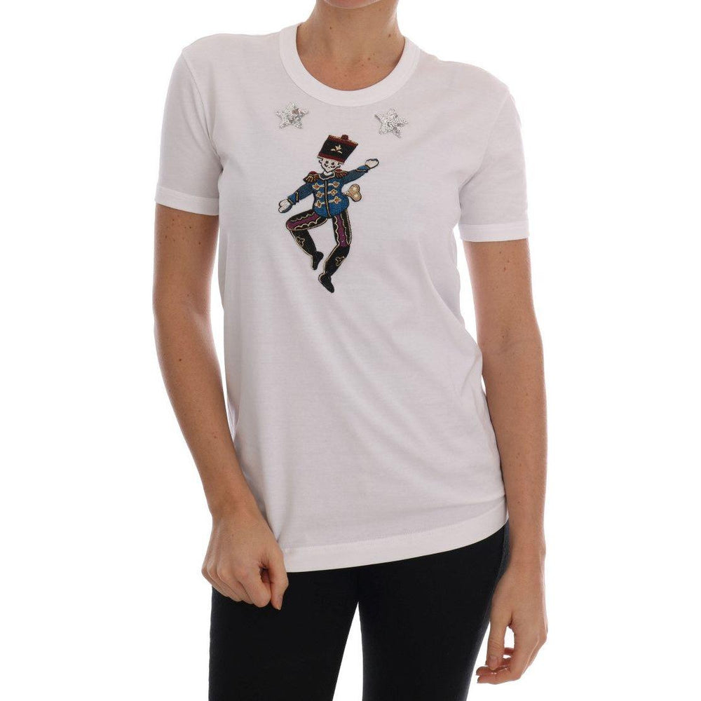 Dolce & Gabbana White Cotton Fairy Tale T-Shirt TSH1760-6