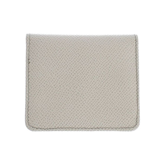 Dolce & Gabbana White Dauphine Leather Case Wallet SIG31697