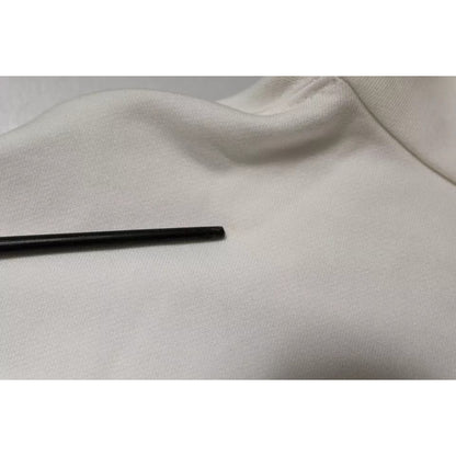 Dolce & Gabbana White Logo Hooded Pullover Men Sweatshirt Sweater