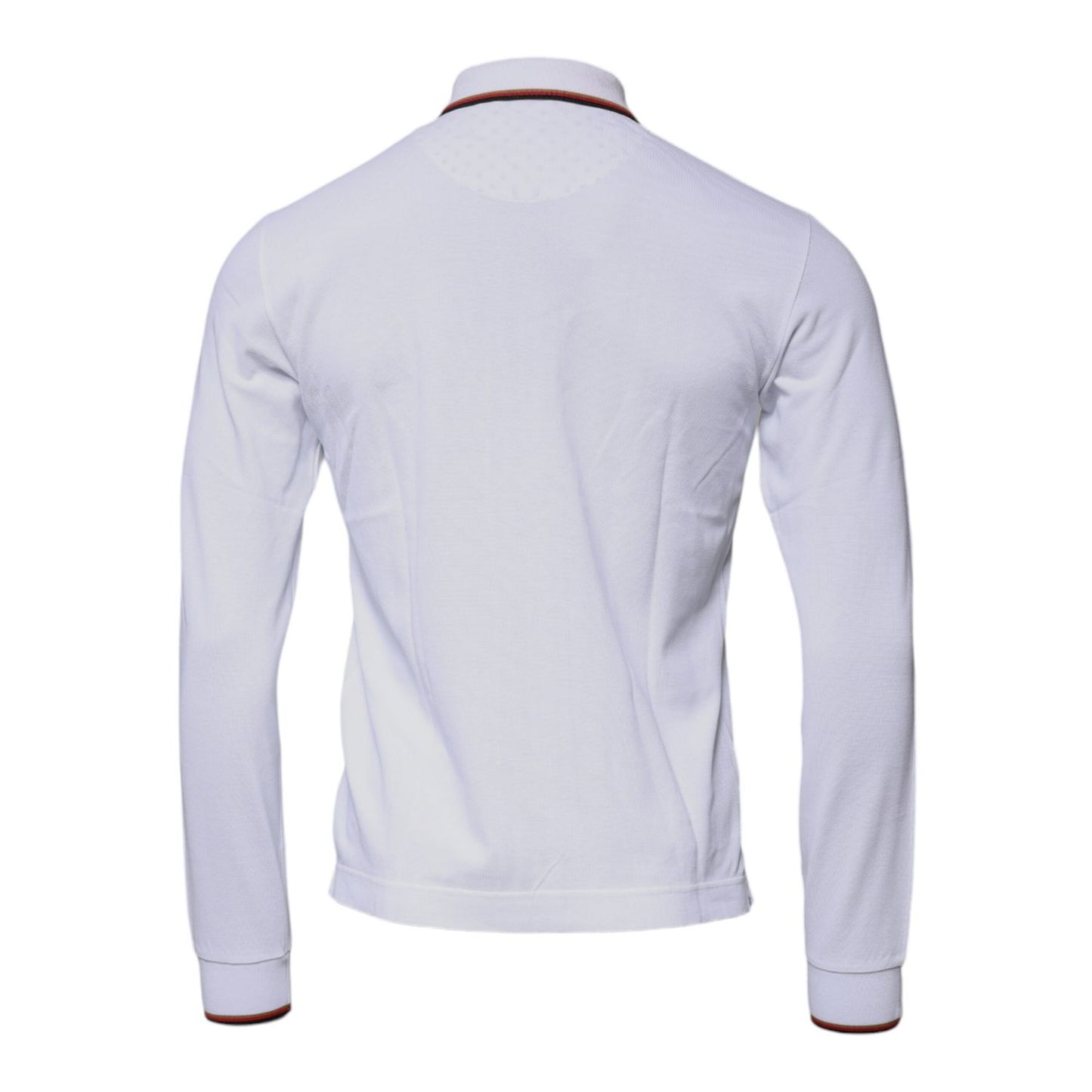 Dolce & Gabbana White Crown Men Full Zip Sweatshirt Sweater
