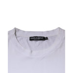 Dolce & Gabbana White DG Logo Crew Neck Short Sleeve T-shirt