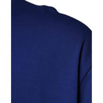 Dolce & Gabbana Blue Logo Print Cotton Men Crew Neck T-shirt