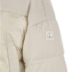 Moose Knuckles White Nylon Jackets & Coat