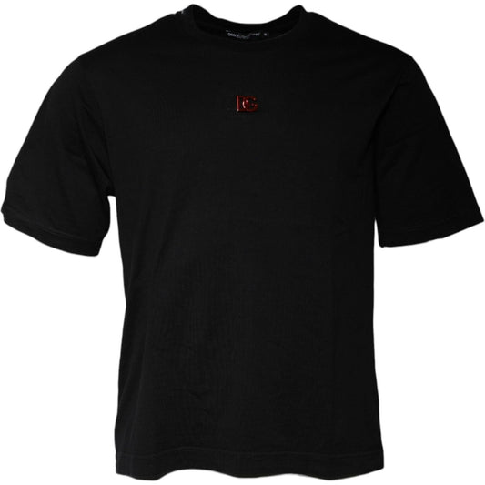 Dolce & Gabbana Black DG Logo Crew Neck Short Sleeve T-shirt TSH87791-46
