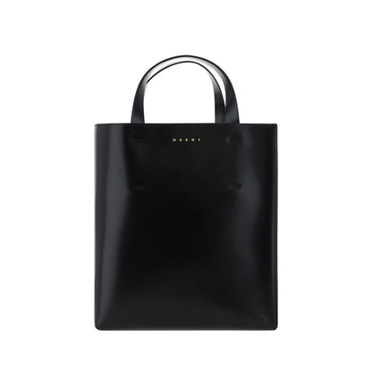 Marni Black Calf Leather Bos Taurus Handbag