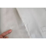 Dolce & Gabbana Off-White Cotton Silk Formal Coat Vest