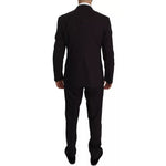 Dolce & Gabbana Purple MARTINI Wool Stretch 2 Piece Suit