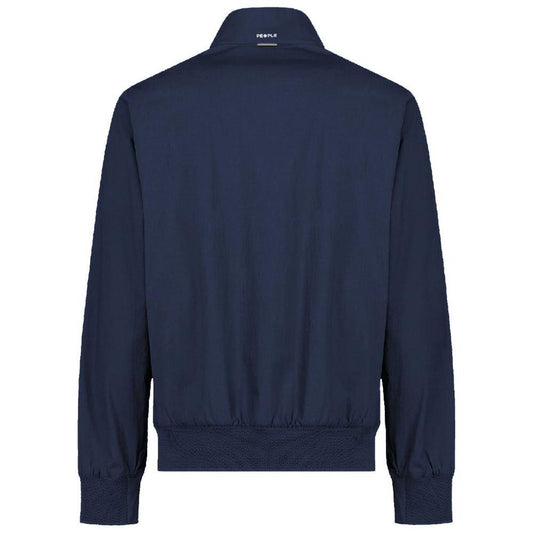 People Of Shibuya Blue Cotton Jacket