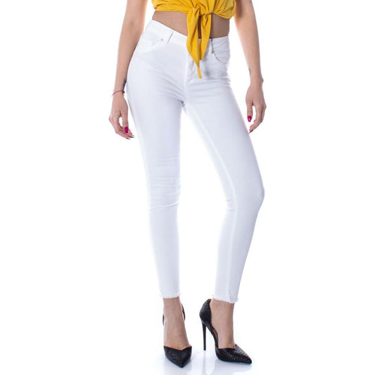 Only White Cotton Jeans & Pant