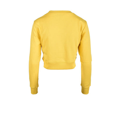 Diesel Yellow Cotton Sweatshirt