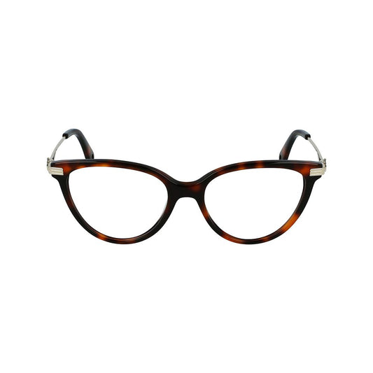 Lanvin Brown Acetate Frames for women, model LNV2614-214, featuring lens-bridge-temple measurements of 53/17/140 mm.