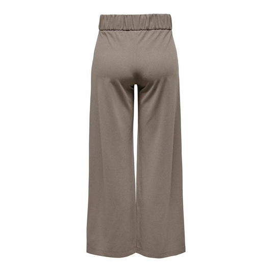 Jacqueline De Yong Gray Polyester Jeans & Pant Jacqueline De Yong Dim Gray