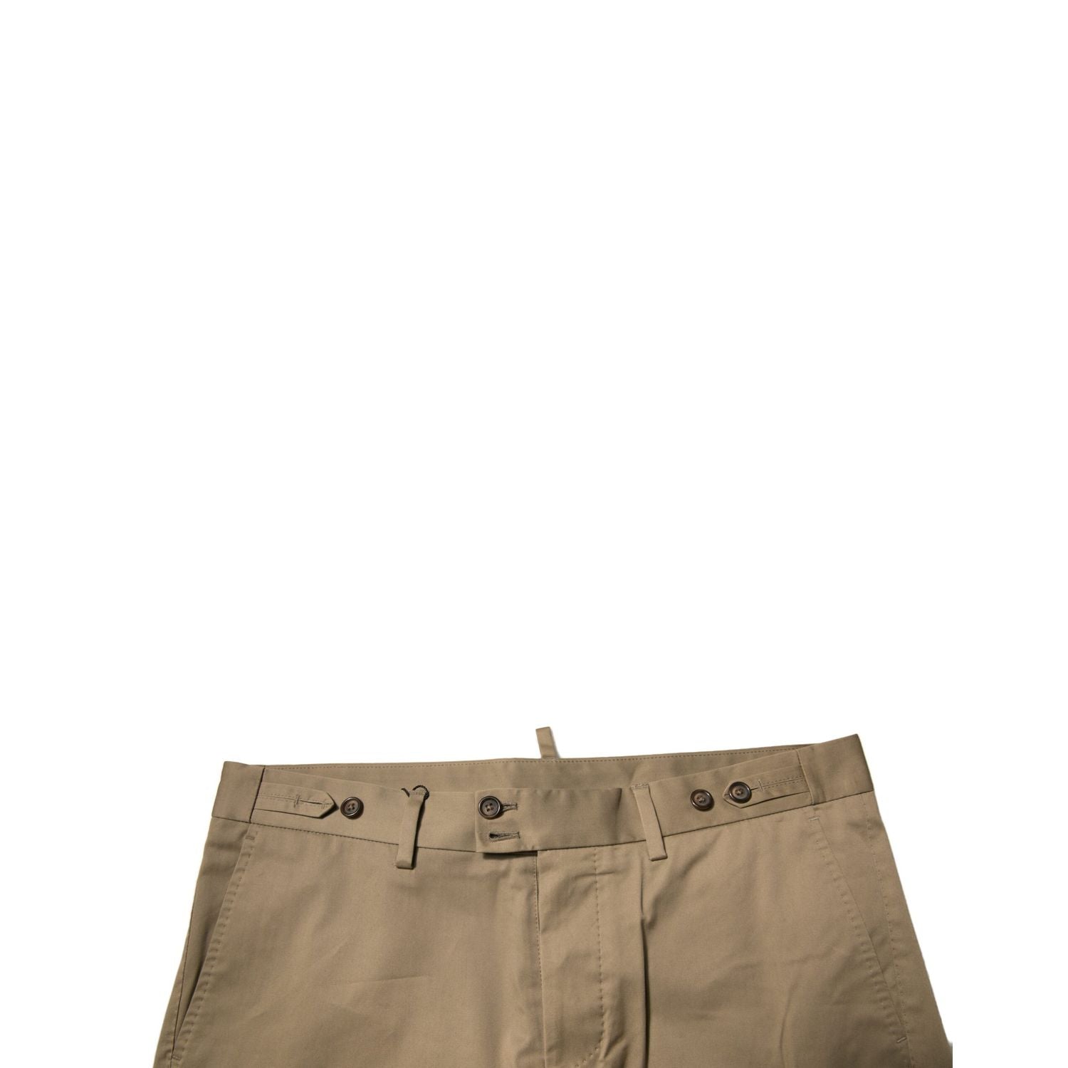Dolce & Gabbana Brown Chino Cotton Stretch Casual Shorts