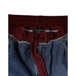 Dolce & Gabbana Blue Cotton Stretch Straight Denim Jeans