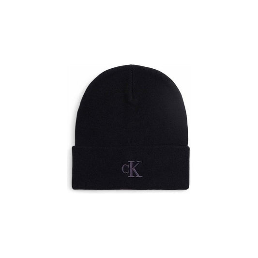 Calvin Klein Jeans Black Wool Hats & Cap