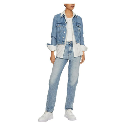 Calvin Klein Jeans Light Blue Cotton Jeans & Pant