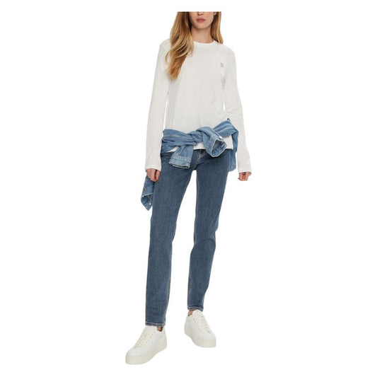 Calvin Klein Jeans White Cotton Tops & T-Shirt