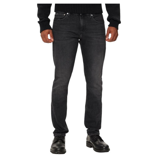 Calvin Klein Jeans Black Cotton Jeans & Pant
