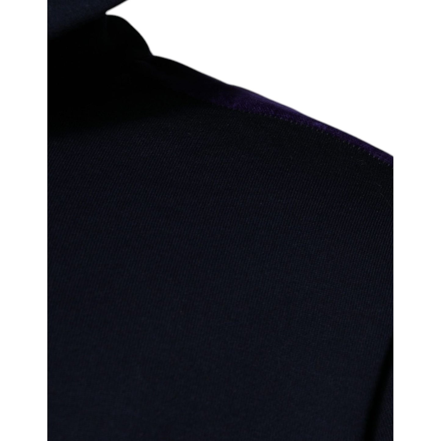 Dolce & Gabbana Blue Crown Cotton Hooded Sweatshirt Sweater