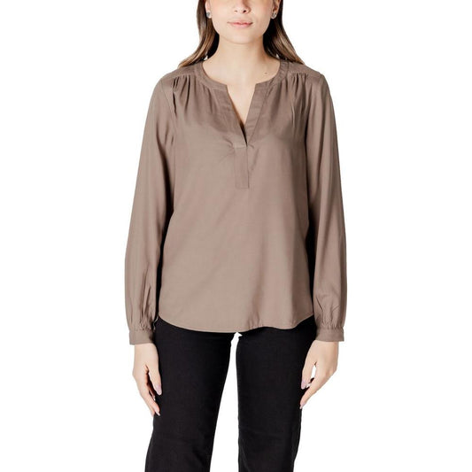 Street One Beige Viscose Shirt