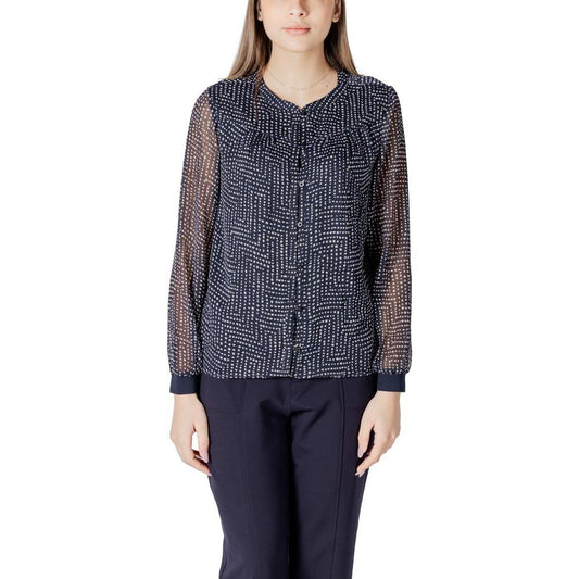 Street One Blue Polyester Shirt