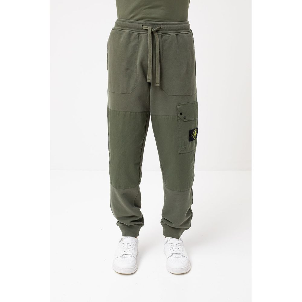 Stone Island Green Cotton Pant