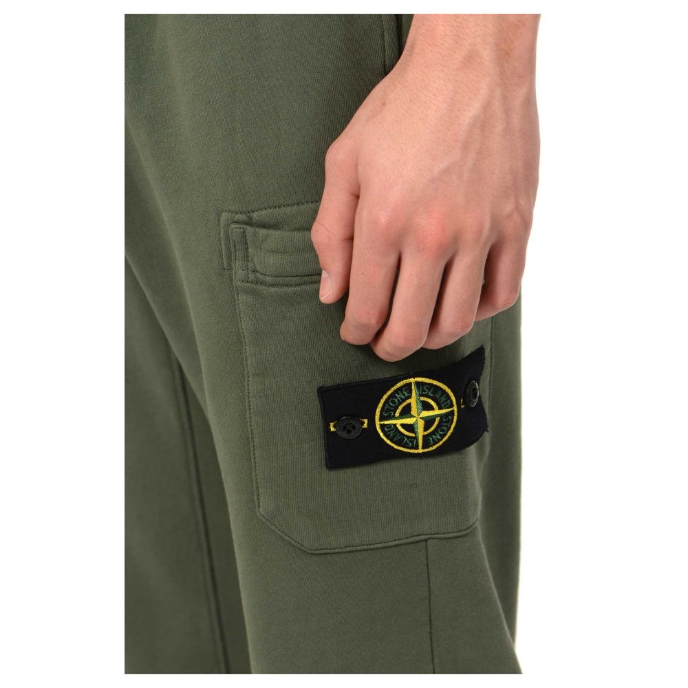 Stone Island Green Cotton Pant