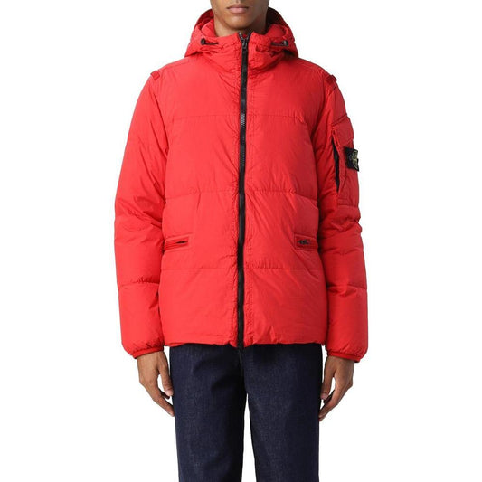 Stone Island Red Nylon Jacket ST-14754-M