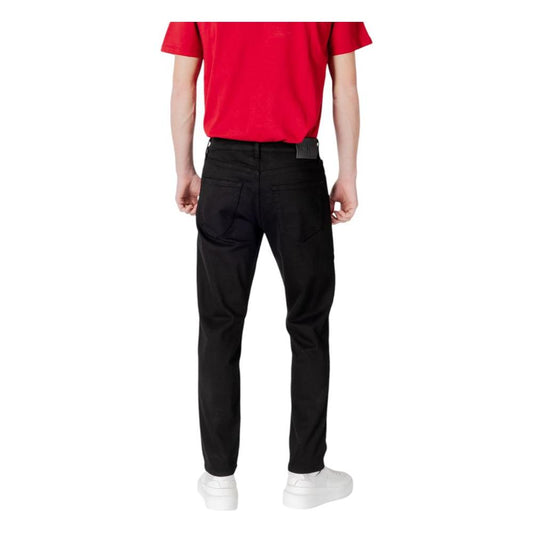 Calvin Klein Jeans Black Recycled Polyester Jeans & Pant