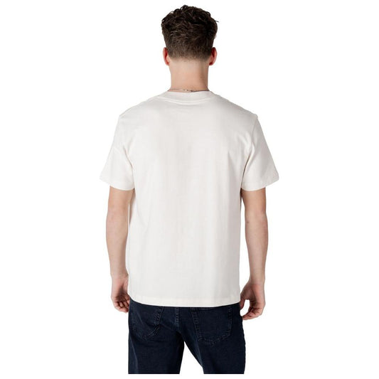 Calvin Klein Jeans Beige Cotton T-Shirt
