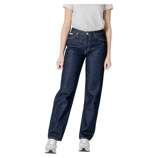 Calvin Klein Jeans Blue Cotton Jeans & Pant Calvin Klein Jeans Light Gray