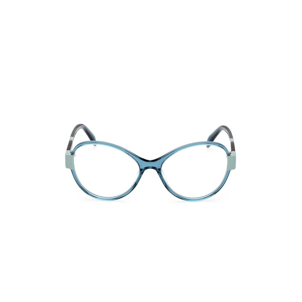 Emilio Pucci Green Acetate Frames EP5205 glasses with 55/16/140 mm dimensions for women.