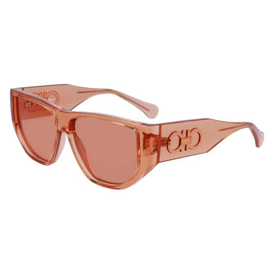 Ferragamo Orange Injected Sunglasses FESF1077S838AC