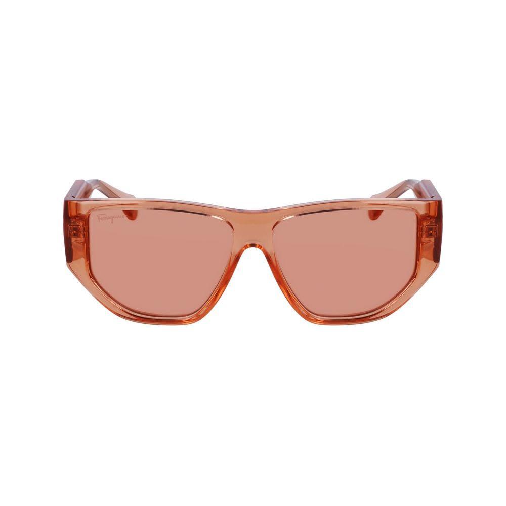 Ferragamo Orange Injected Sunglasses FESF1077S838AC