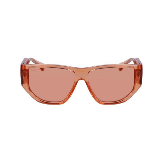 Ferragamo Orange Injected Sunglasses FESF1077S838AC