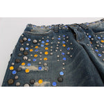 Dolce & Gabbana Crystal Embellished GIRLY Slim Fit Jeans