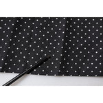 Dolce & Gabbana Black Polka Dots Silk Skinny Neck Wrap Scarf
