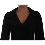 Dolce & Gabbana Black Short Croped Jacket Blazer TSH2409-36