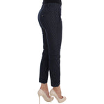 Dolce & Gabbana Polka Dotted Slim Capris Jeans