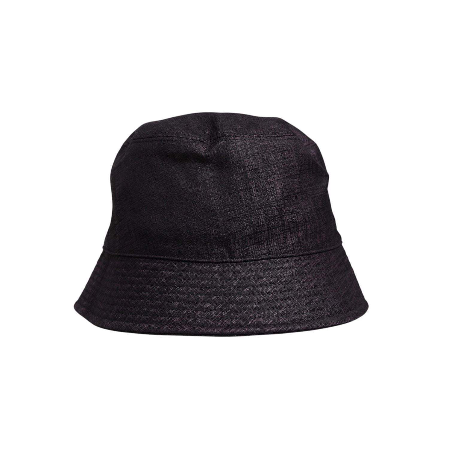 Dolce & Gabbana Black Wide Brim Nylon Bucket Hat
