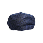 Dolce & Gabbana Blue Cotton Stretch Newsboy Hat