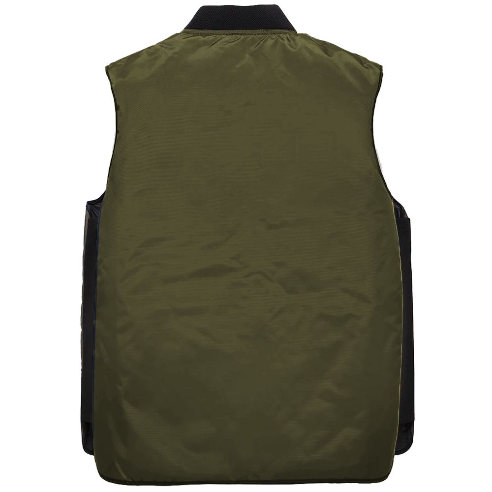 Front view with bag zipped and handles upright.
