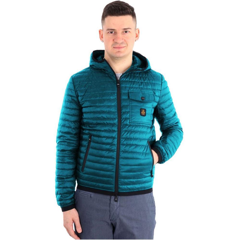 Refrigiwear Blue Nylon Men Jacket