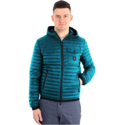 Refrigiwear Blue Nylon Men Jacket
