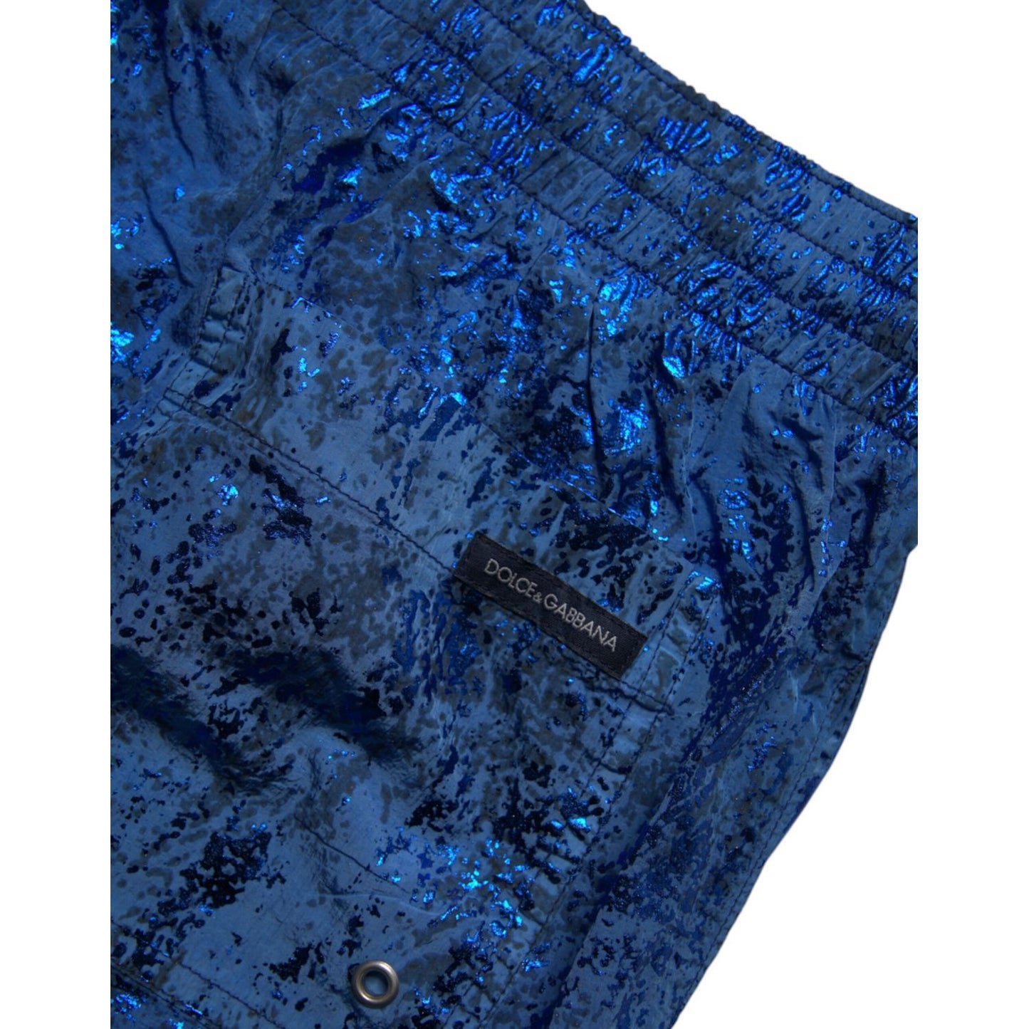 Dolce & Gabbana Blue Nylon Beachwear Swim Shorts 2Pc Swimwear