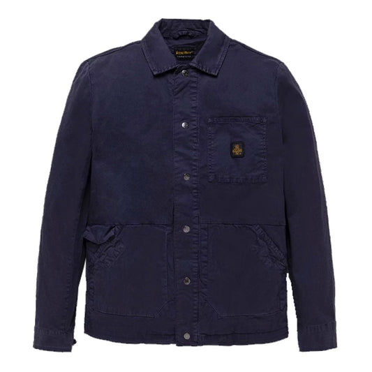 Refrigiwear Blue Cotton Men Jacket