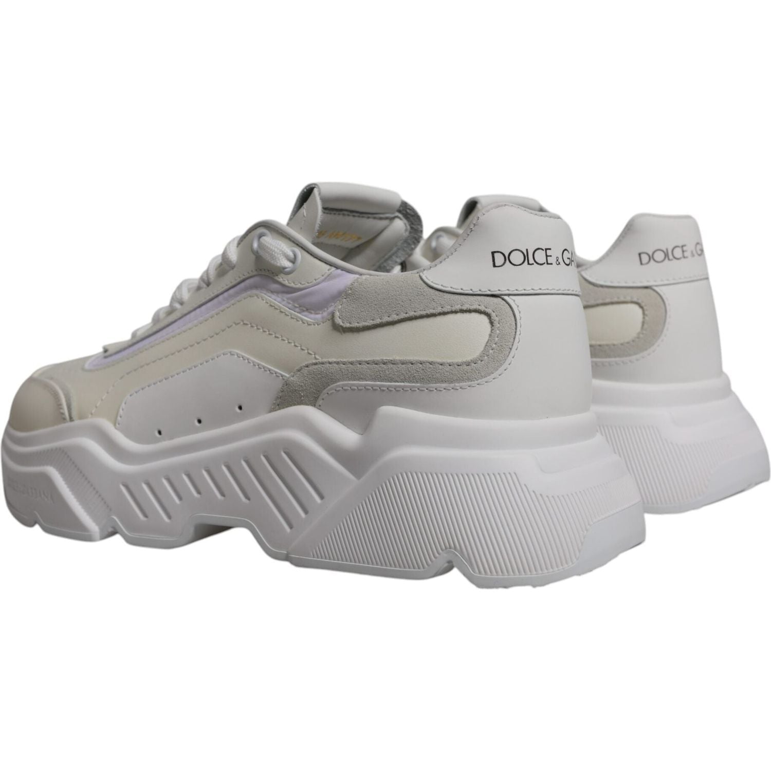 Dolce & Gabbana White Daymaster Low Top Sneakers Shoes