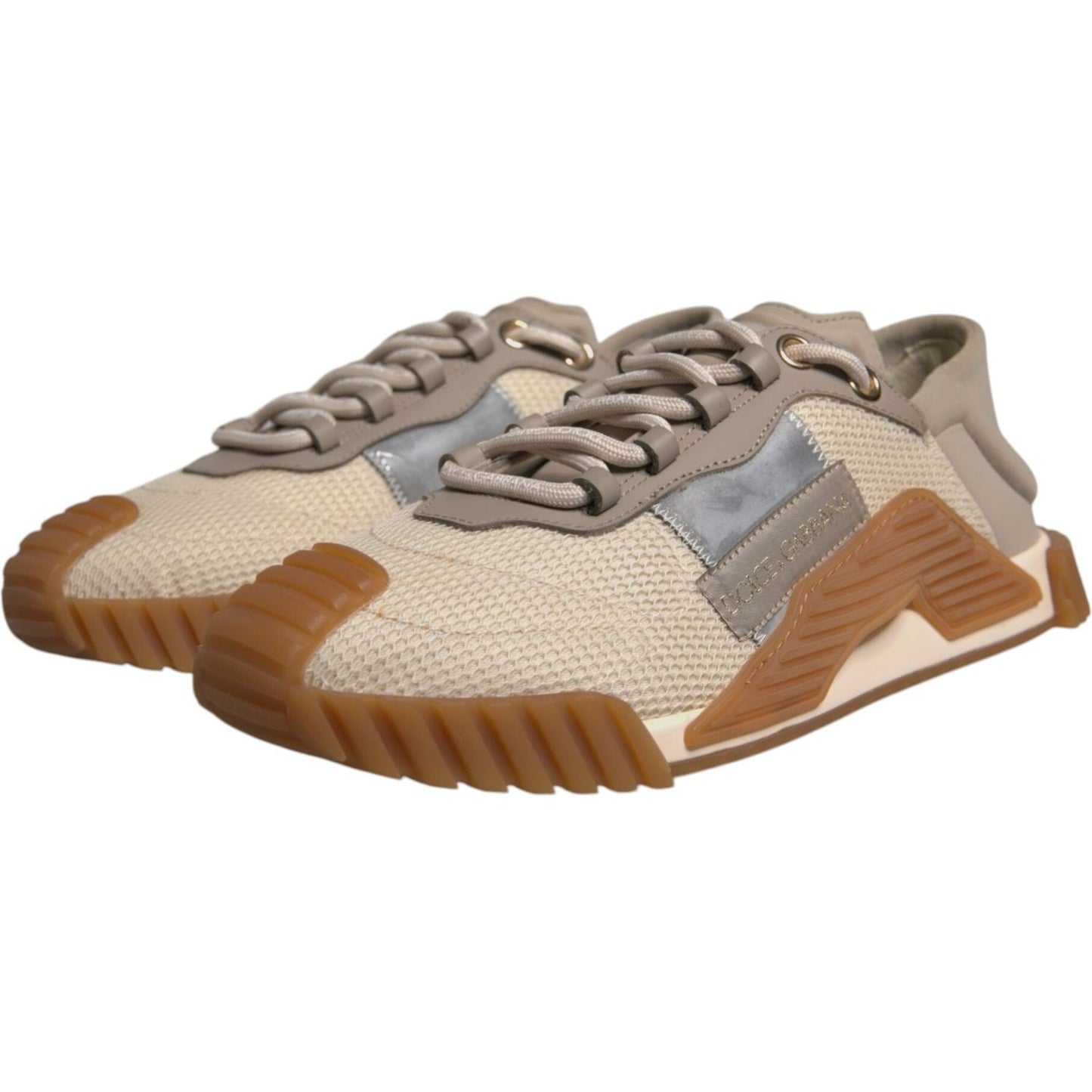 Dolce & Gabbana Multicolor Lace Up Low Top NS1 Sneakers Shoes