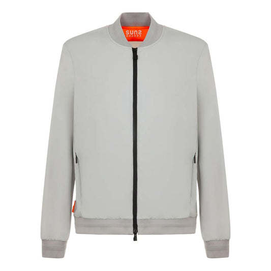 Suns Gray Nylon Men Jacket