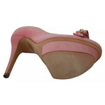 Elisabetta Franchi Pink Bow Stiletto Heel Pumps Shoes